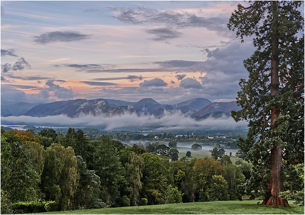 Borrowdale - evening mist forming - Harvey Perkins